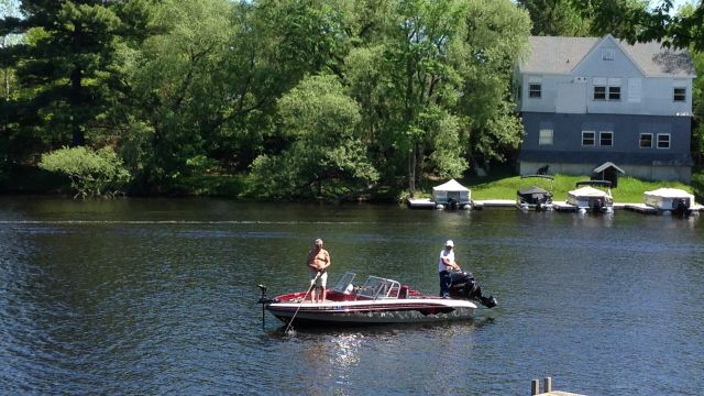 fisherman on Wisconsin River
