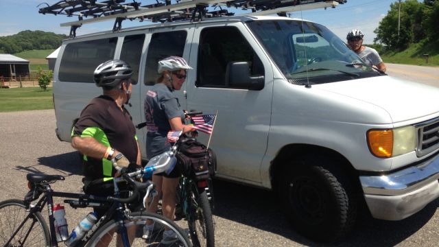 Bob, Nannette, Dennis and the SAG Wagon