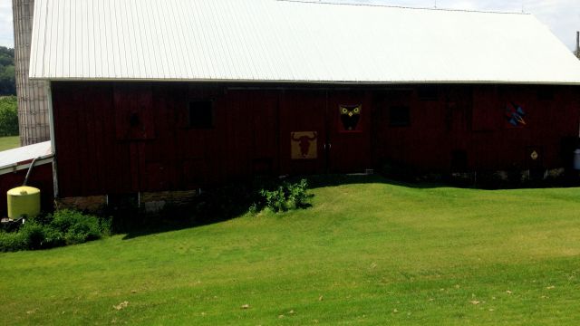 barn and silos