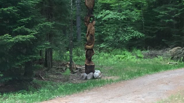 carving on theroadside