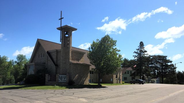 modern church building