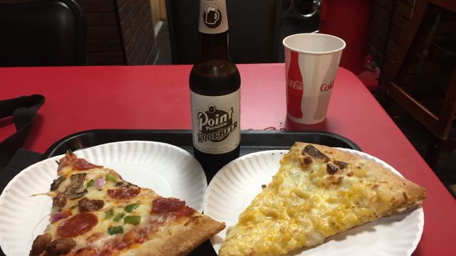 pizza and root beer
