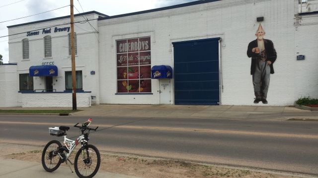 bicycle and Point Beer Brewery