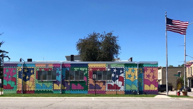 mural on post office