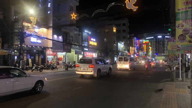 Night view of City Street