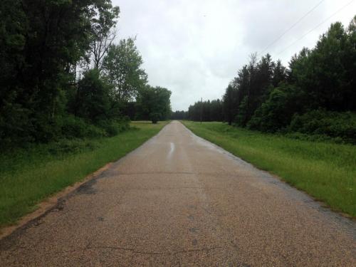 road vanishing into the distanc