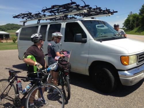 Bob, Nannette, Dennis and the SAG Wagon