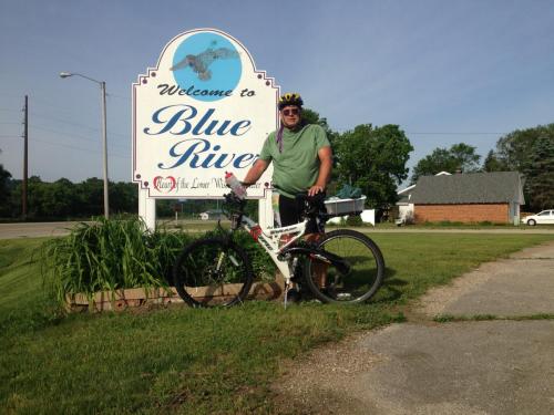 Blue River Sign