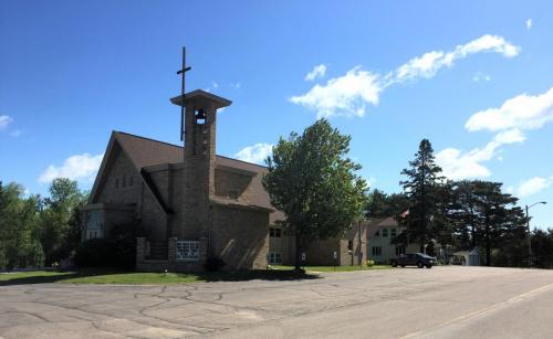 modern church building