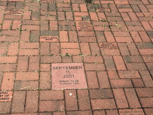 9/11 memorial plaque