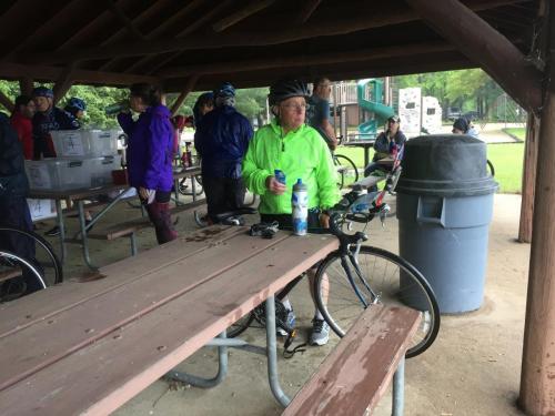 Bob at the rest area.