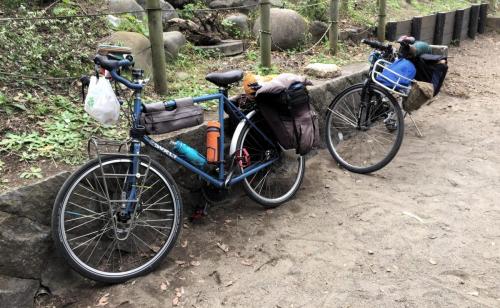 two bikes in Toyama Park