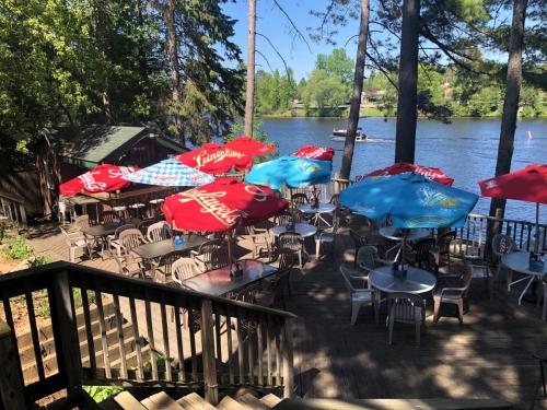 The patio at the Spruce Inn